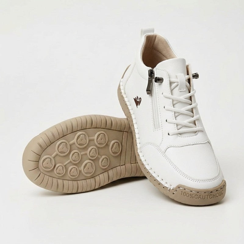 Women's Ankle-Height Sneaker with Side Zip
