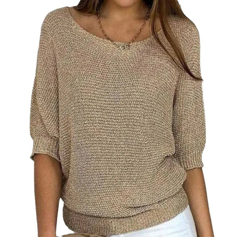 Brigitte | Relaxed Ribbed-Knit Sweater
