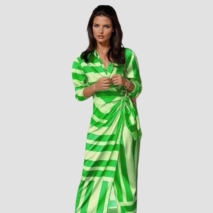 Isobel | Printed Wrap Midi Dress