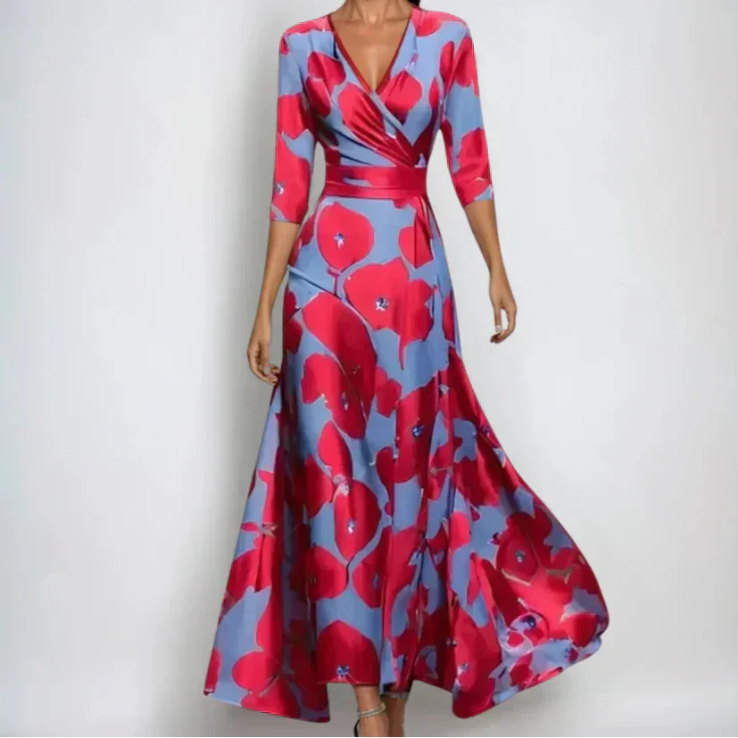 Rachel | Women's Elegant Dress with Flattering Wrap Design