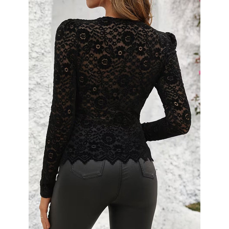 Eleanor | Floral Long-Sleeve Top