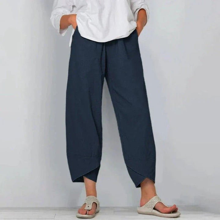 Priya | Cropped Wide-Leg Trousers