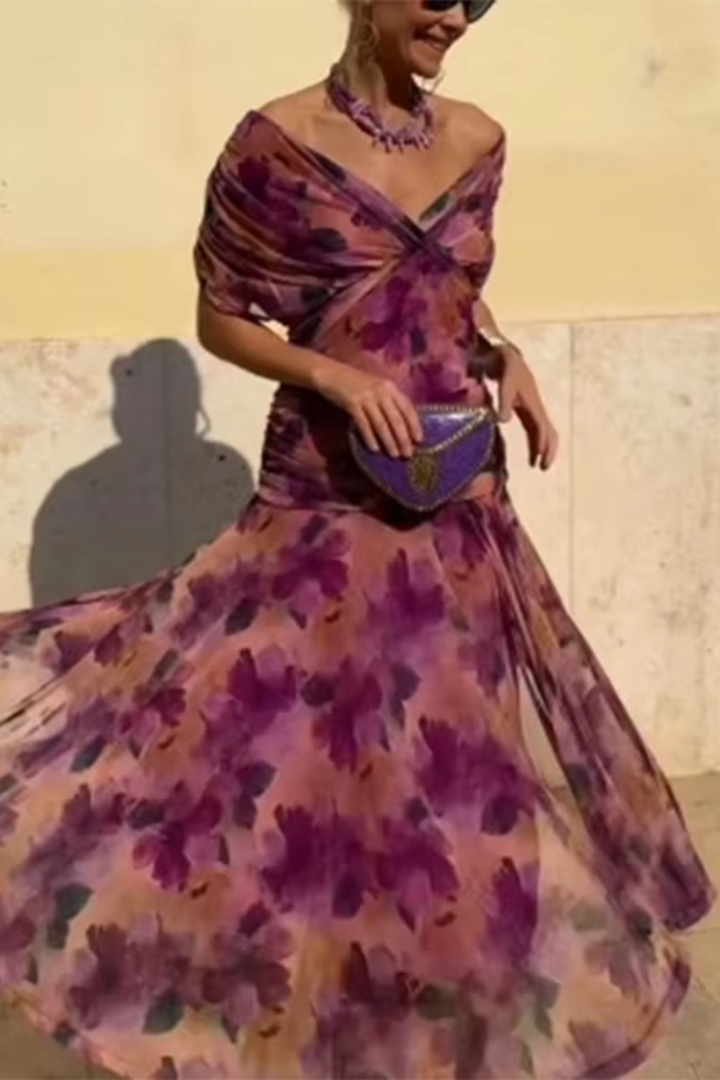 Lorenza | Elegant Maxi Wedding Guest Dress