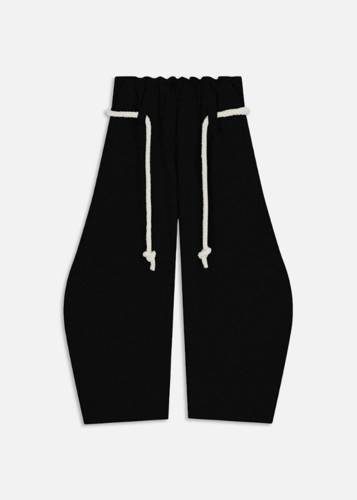 Micah | Women’s Barrel Baggy Leg Sweatpants with Elastic Loop Waist