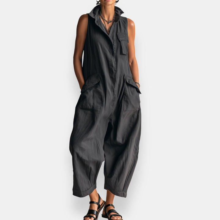 Zillah | Sleeveless Utility Jumpsuit