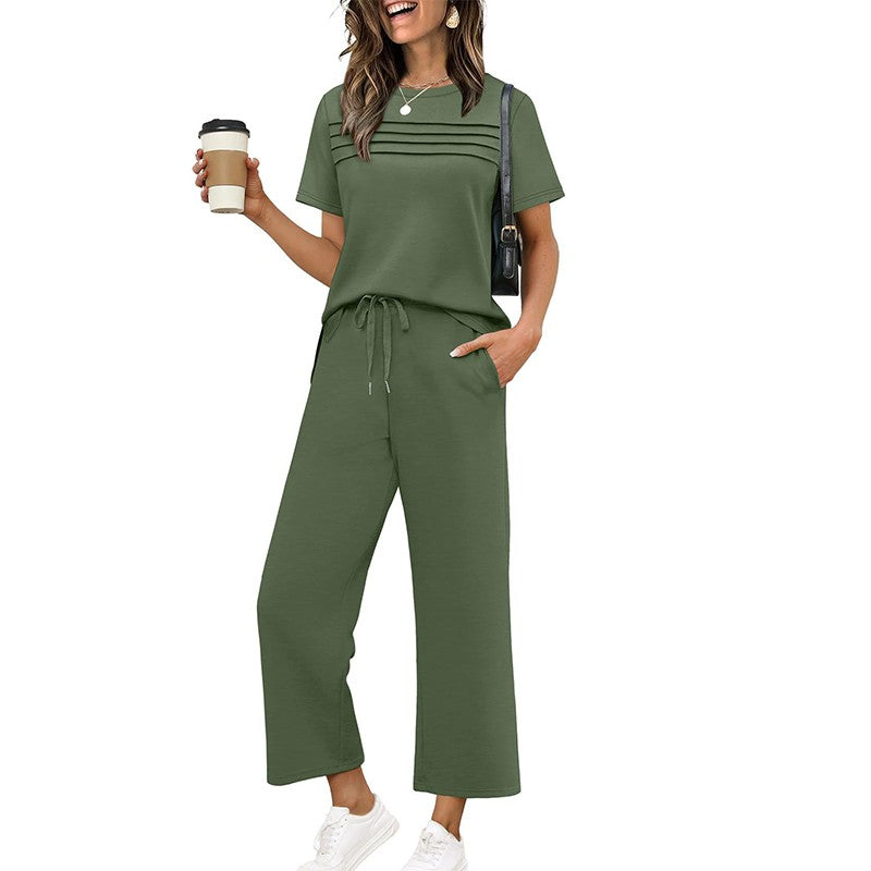 Marlowe | Pleated Detail Lounge Set