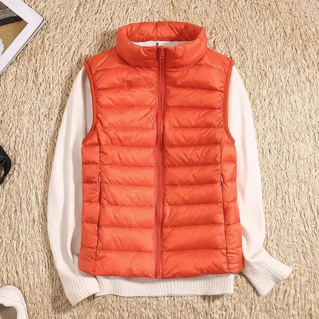 Zoey | Women's Ultra Light Down Vest Warm & Lightweight