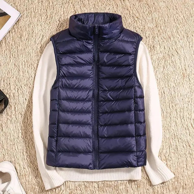Zoey | Women's Ultra Light Down Vest Warm & Lightweight