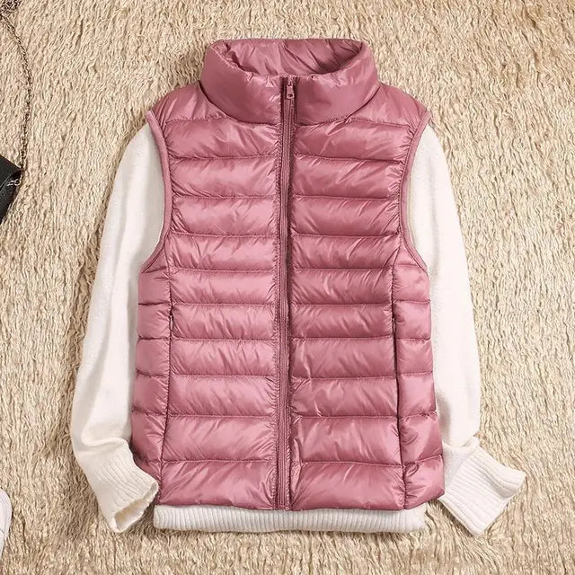 Zoey | Women's Ultra Light Down Vest Warm & Lightweight