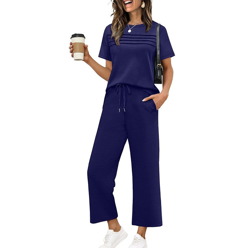 Marlowe | Pleated Detail Lounge Set