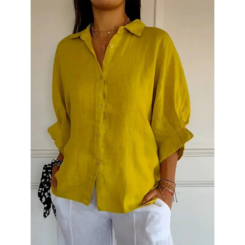 Women Camille | Relaxed Collared Button-Up Blouse