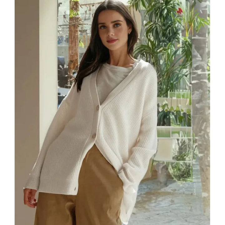 Carmina | V-Neck Button-Front Cardigan