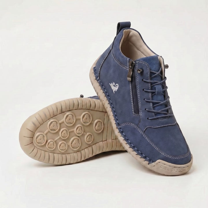 Women's Ankle-Height Sneaker with Side Zip