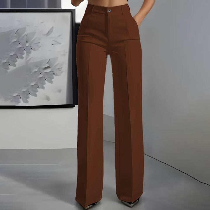 Women’s High-Waist Wide-Leg Dress Trousers