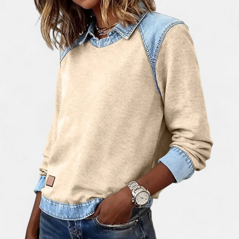 Zailah | -Look Panel Sweater