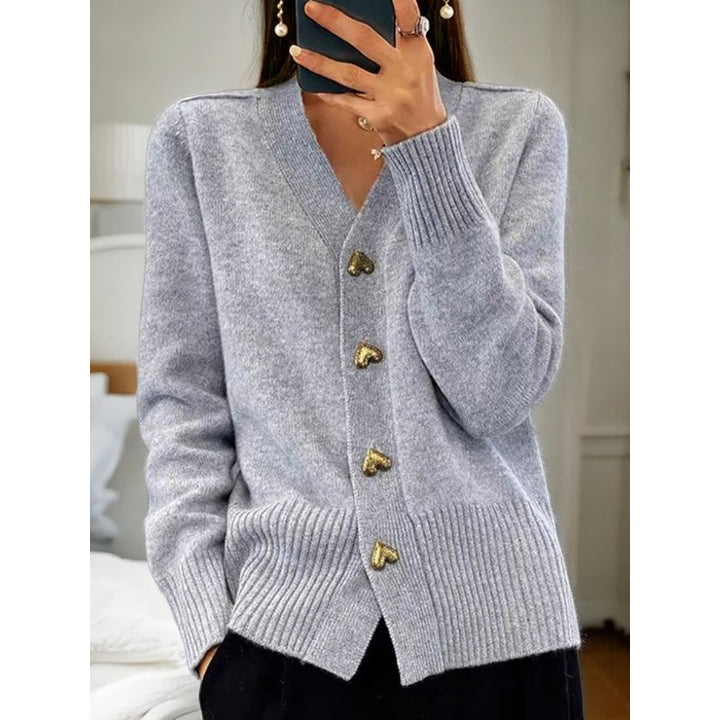 Edna | V-Neck Knit Cardigan
