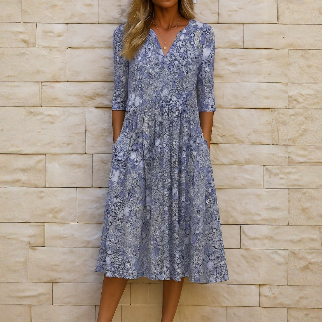 Harlow | Elegant Dress with V-Neck