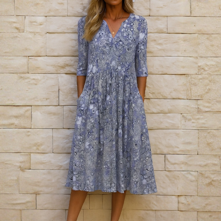 Harlow | Elegant Dress with V-Neck