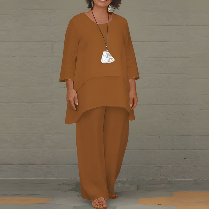 Emilia | Stylish 2-Piece Linen Set for Women