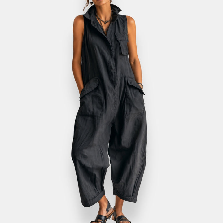Zillah | Sleeveless Utility Jumpsuit