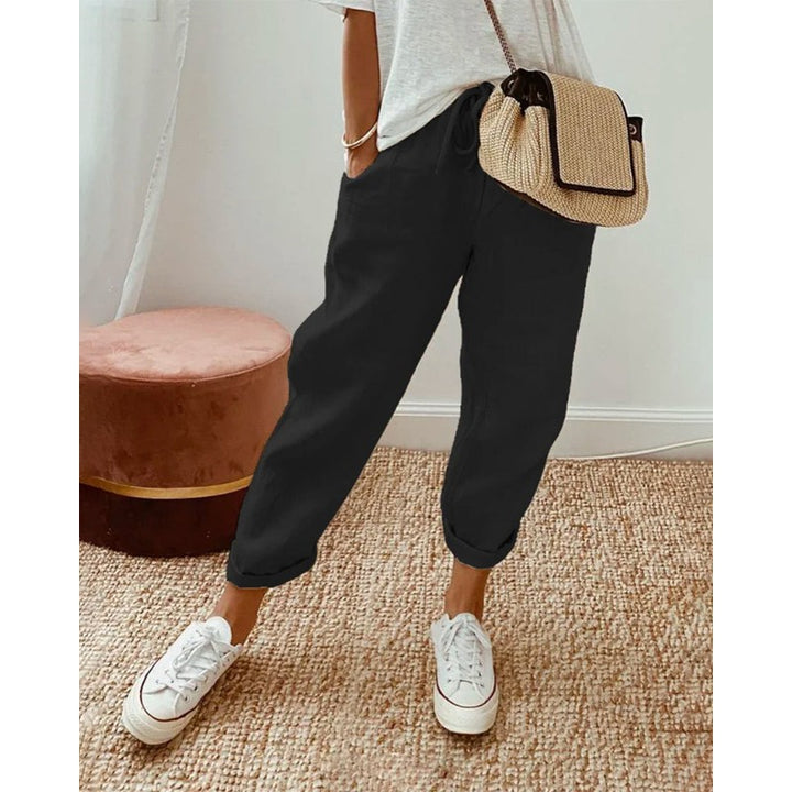 Marina | Straight Leg High-Waist Trousers