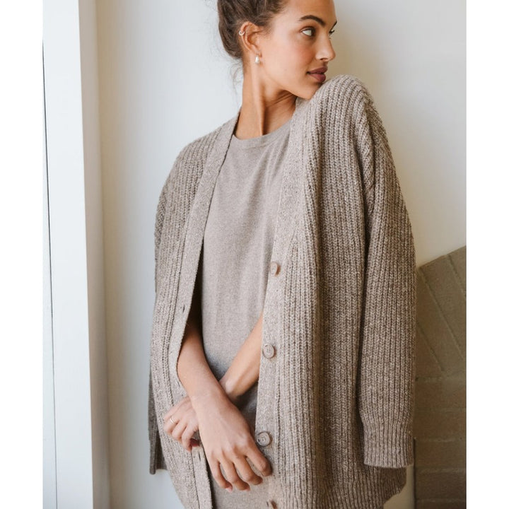 Carmina | V-Neck Button-Front Cardigan