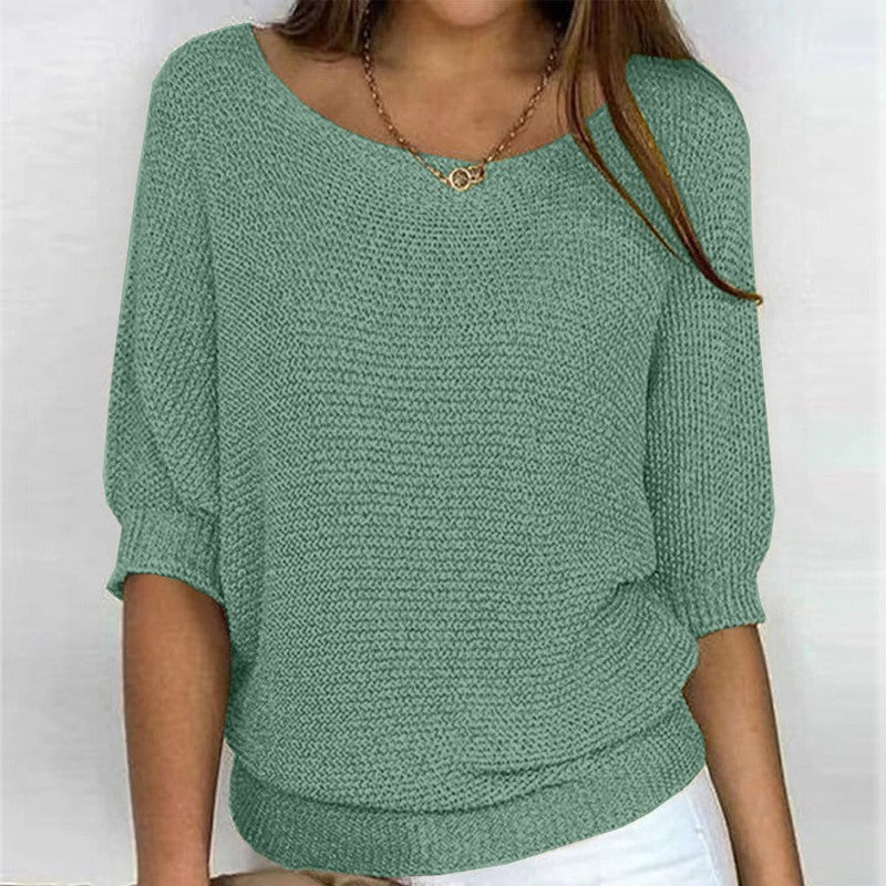 Brigitte | Relaxed Ribbed-Knit Sweater