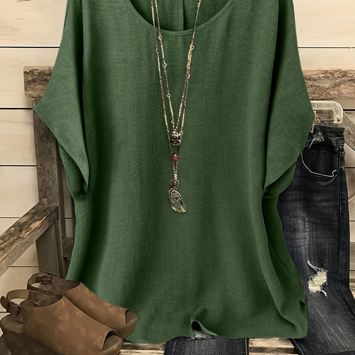 Annie | Relaxed Fit Short Sleeve Top