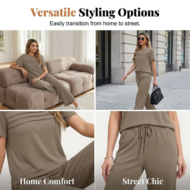 Marlowe | Pleated Detail Lounge Set