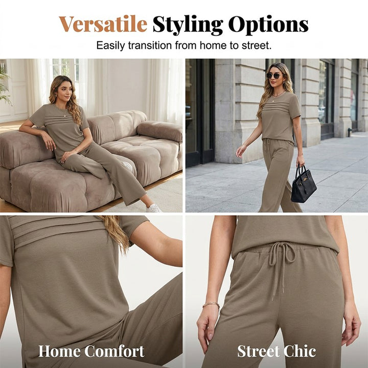 Marlowe | Pleated Detail Lounge Set