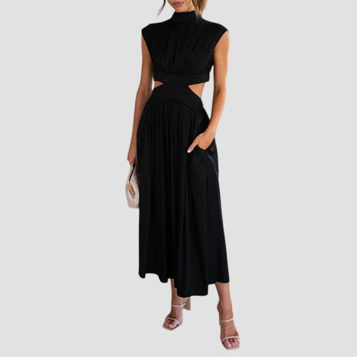 Etta | High Neck Cut-Out Midi Dress