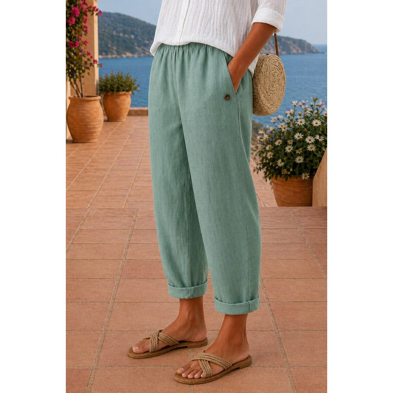 Women’s Trousers | Loose Fit with Side Pockets