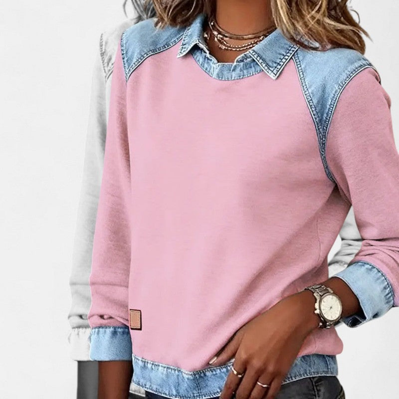 Zailah | -Look Panel Sweater
