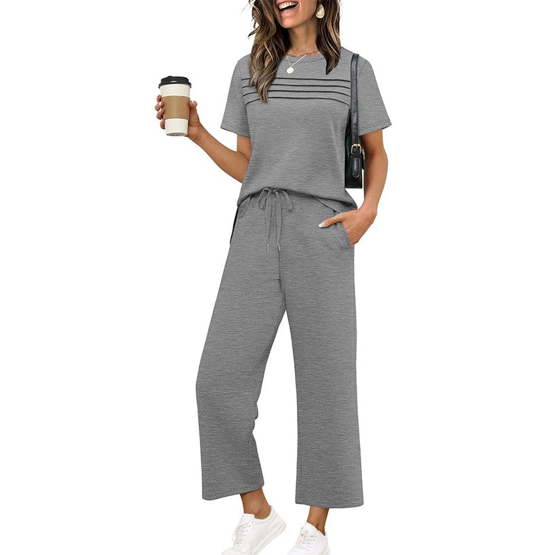 Marlowe | Pleated Detail Lounge Set