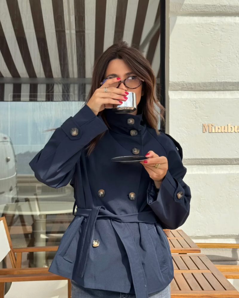Ellie | Cropped Trench Coat