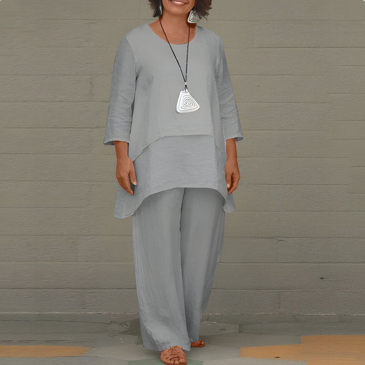 Emilia | Stylish 2-Piece Linen Set for Women