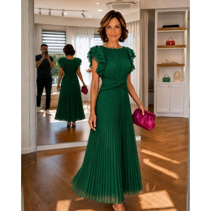 Lara | Women Pleated Maxi Dress