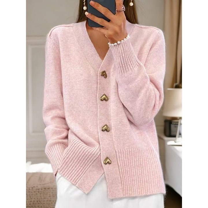 Edna | V-Neck Knit Cardigan