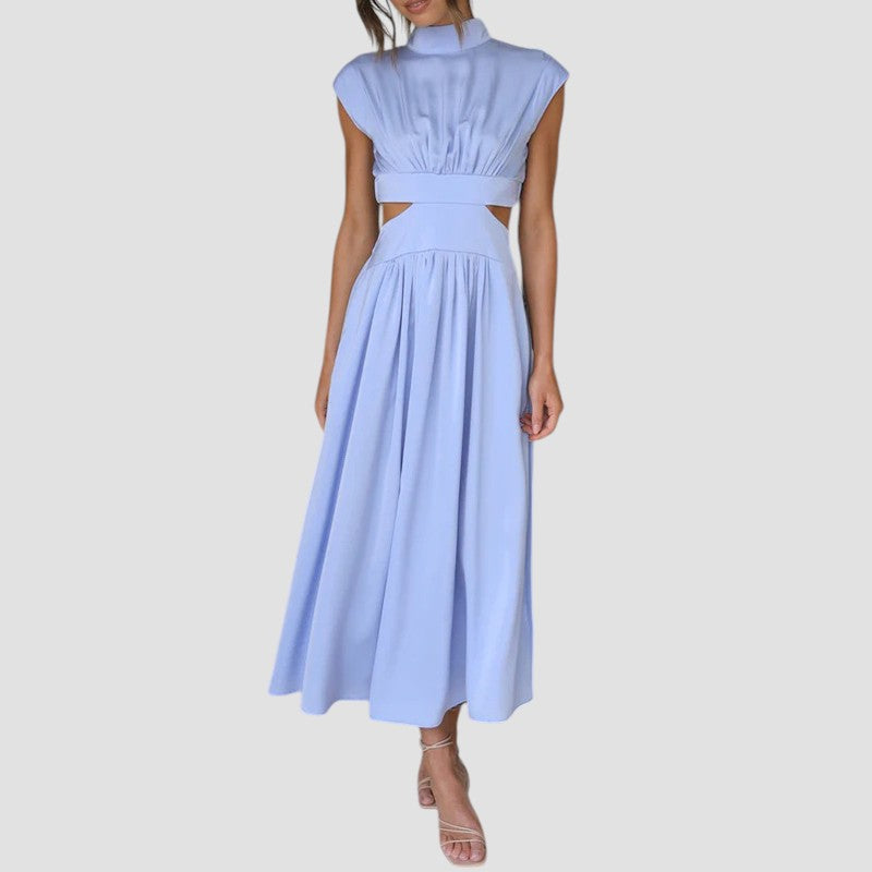 Etta | High Neck Cut-Out Midi Dress