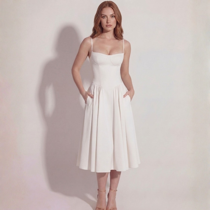 Serena | Women’s Elegant Midi Dress