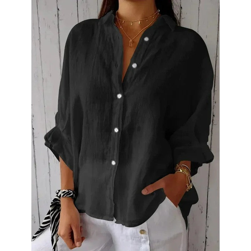Women Camille | Relaxed Collared Button-Up Blouse
