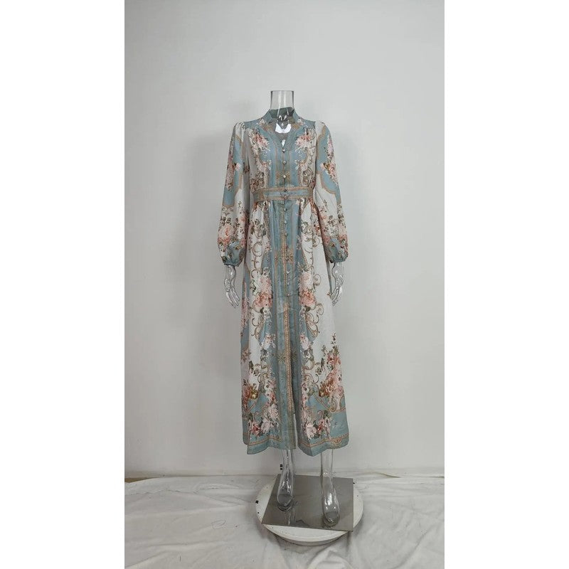 Louisa | Floral Print Maxi Dress