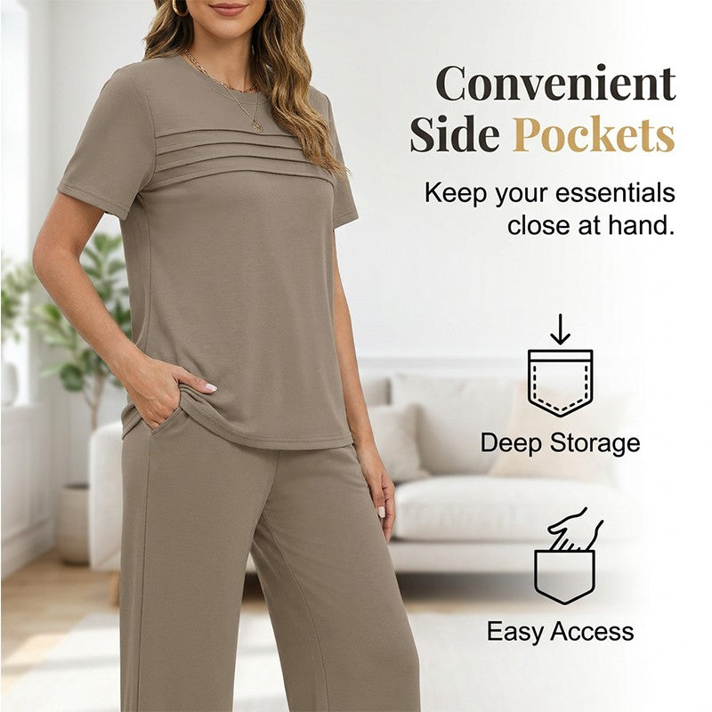 Marlowe | Pleated Detail Lounge Set