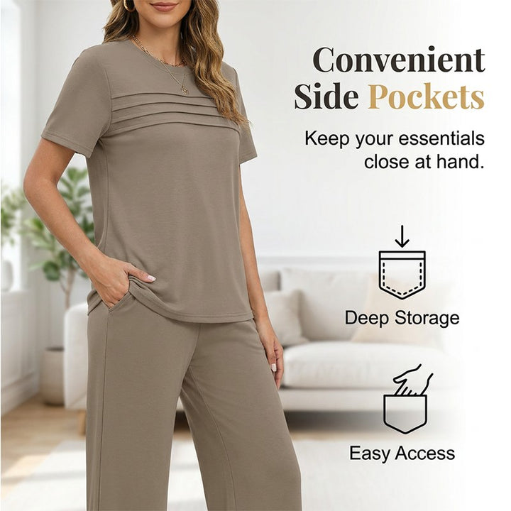 Marlowe | Pleated Detail Lounge Set