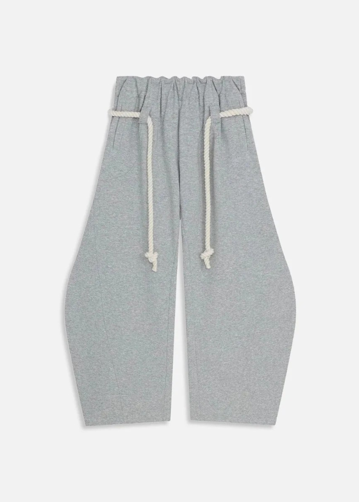 Micah | Women’s Barrel Baggy Leg Sweatpants with Elastic Loop Waist