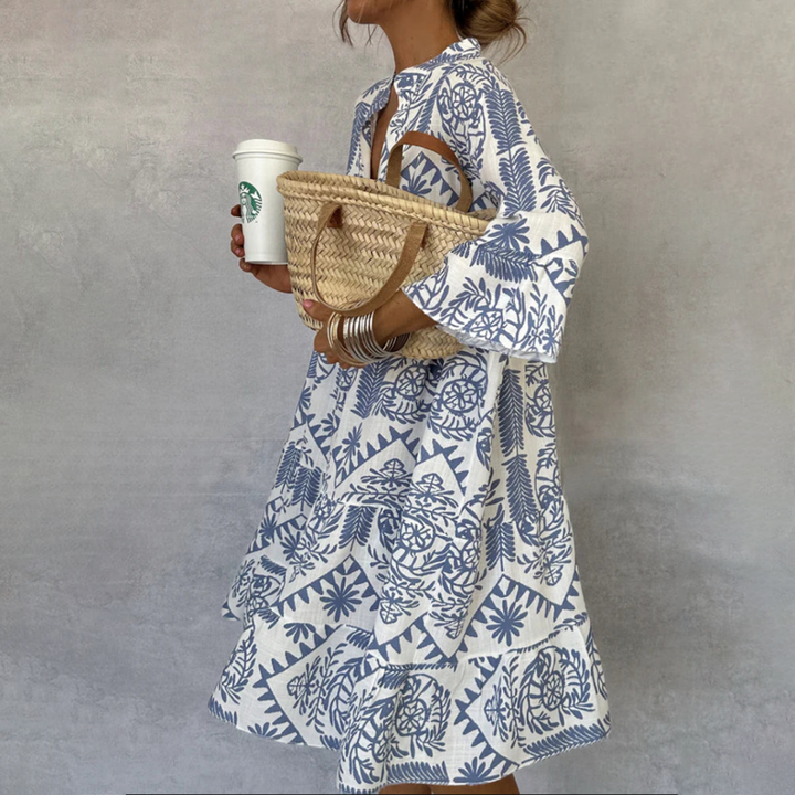 Idalina | Stylish Printed Dress