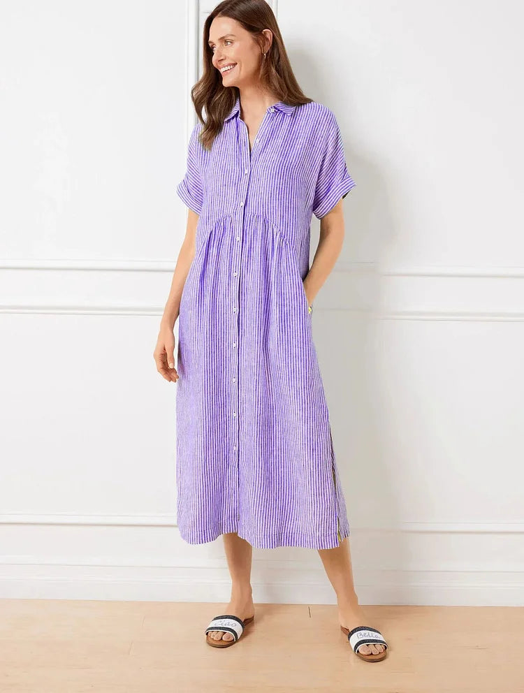 Brooklyn | Women’s Striped Shirt Dress