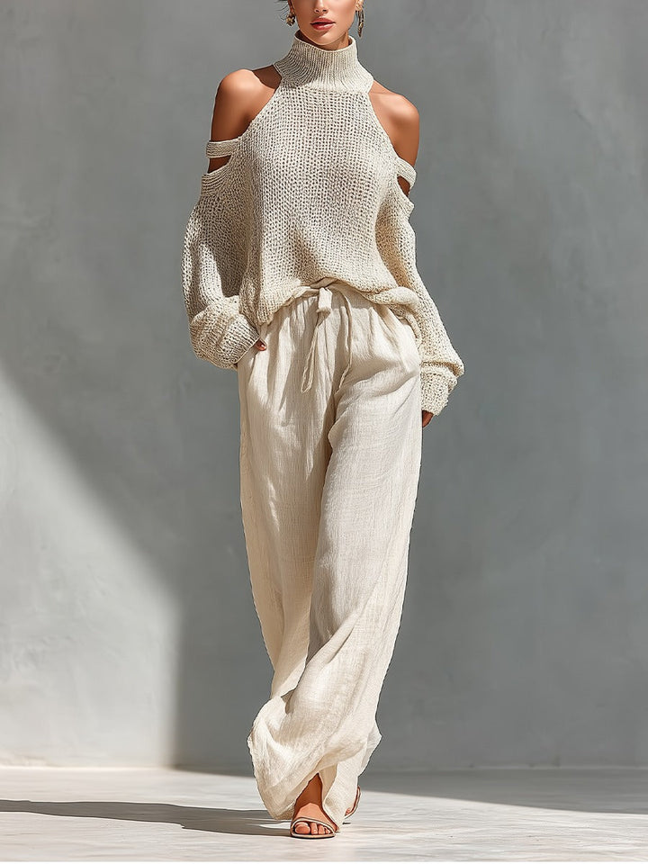 Lila | Cold Shoulder Two-Piece Set