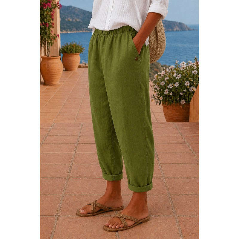 Women’s Trousers | Loose Fit with Side Pockets