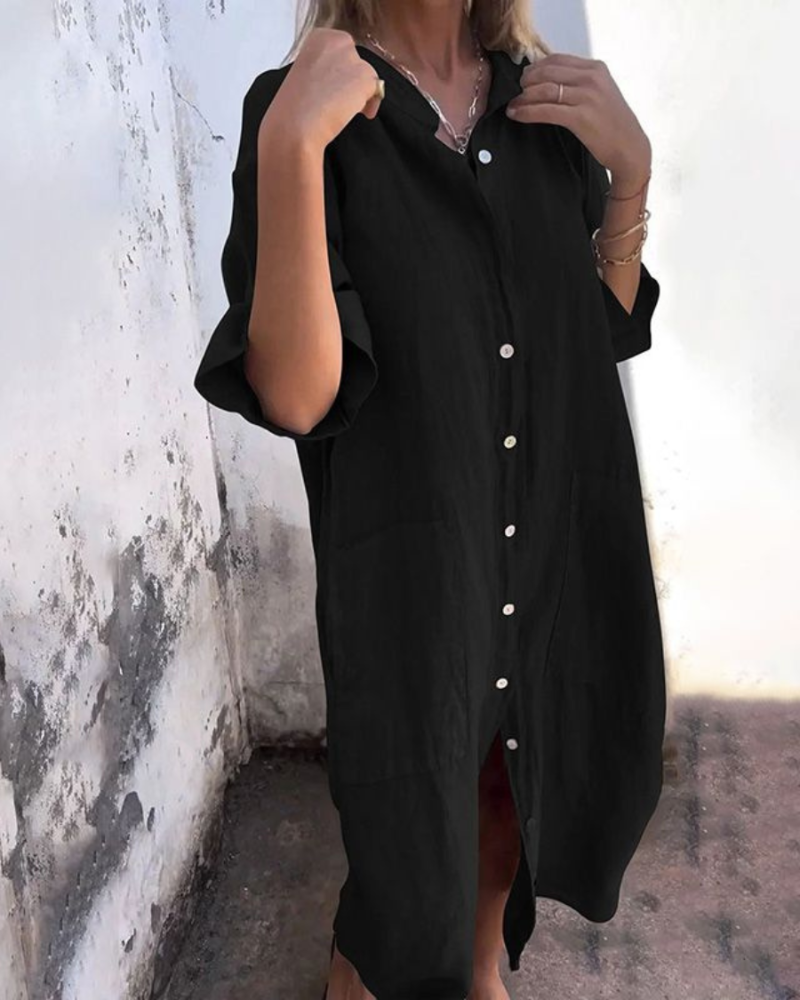 Madelyn | Boho Shirt Dress
